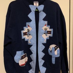 Vintage Tribal sweater Jerzees